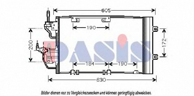 AKS DASIS 152003n -  Конденсатор, кондиционер